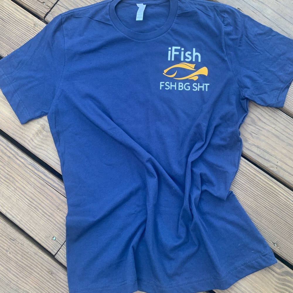 iFish FSH BG SHT Bella Canvas Tshirt Sizes XS-XL